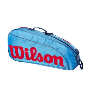 Kinder Tennisschlägertasche Wilson  Junior 3 Pack Blue/Orange