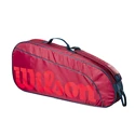 Kinder Tennisschlägertasche Wilson  Junior 3 Pack Red/Infrared