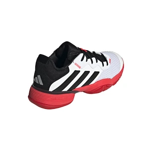 Kinder Tennisschuhe adidas Barricade K White/Core Black