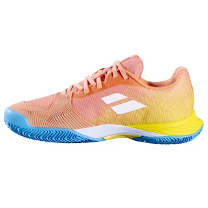 Kinder Tennisschuhe Babolat Jet Mach 3 Clay Jr Girl Coral/Gold Fusion  EUR 39