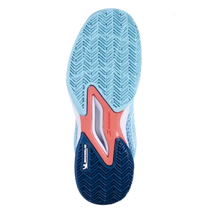 Kinder Tennisschuhe Babolat Jet Mach 3 Clay Junior Angel Blue