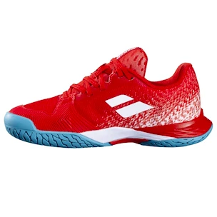 Kinder Tennisschuhe Babolat Jet Mach 3 Junior AC Girl Fiesta Red