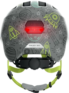 Kinderhelm Abus Smiley 3.0 LED Grey space S