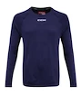 Kompressionsshirt CCM  LS Premium Training Tee True Navy Senior L