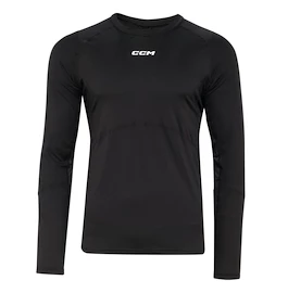 Kompressionsshirt CCM LS Top with Gel Black Senior