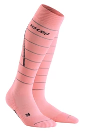 Kompressionssocken für Frauen CEP  Reflective Reflective Light Pink