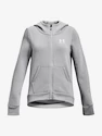 Mädchen Hoodie  Under Armour  Rival Fleece LU FZ Hoodie-GRY