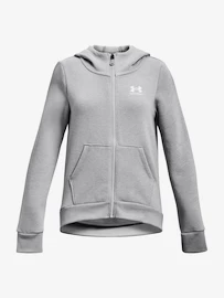 Mädchen Hoodie Under Armour Rival Fleece LU FZ Hoodie-GRY