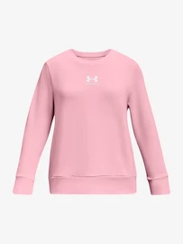 Mädchen Hoodie Under Armour Rival Terry Crew -PNK