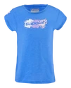 Mädchen T-Shirt Babolat  Exercise Cotton Tee Girl French Blue 6 - 8 Jahre