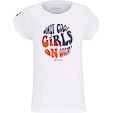 Mädchen T-Shirt Babolat  Exercise Cotton Tee Girl White