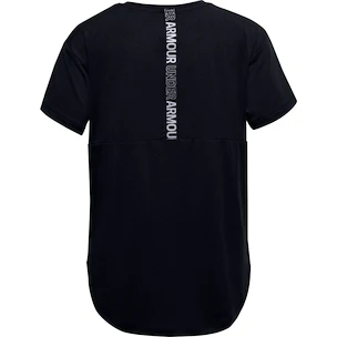 Mädchen T-Shirt Under Armour HeatGear SS Black S