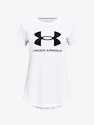 Mädchen T-Shirt Under Armour  SPORTSTYLE LOGO SS-WHT