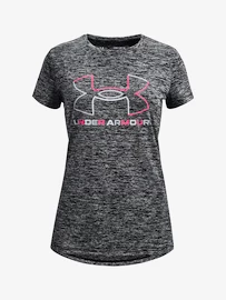 Mädchen T-Shirt Under Armour Tech BL Twist SS-BLK