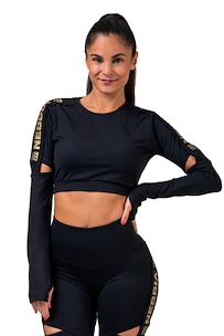 Oberteil für Frauen Nebbia Honey Bunny Crop Top 821 black