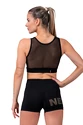 Oberteil für Frauen Nebbia Intense Gold Mesh Mini Top 830 black