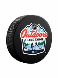Offizieller Puck des Spiels Inglasco Inc. NHL Outdoors Lake Tahoe