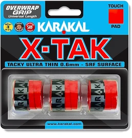 Overgrip Karakal X-Tak Overgrip 3er Red