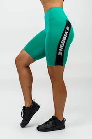 Radhose für Frauen Nebbia High Waisted Biker Shorts green