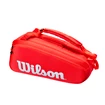 Schlägertasche Wilson  Super Tour 6 Pack Red