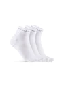 Socken Craft Core Dry Mid 3-Pack White  40-42