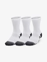 Socken Under Armour  Performance Cotton 3p Mid-WHT