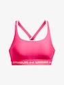 Sport BH Under Armour  Crossback Mid Bra-PNK