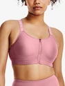 Sport BH Under Armour  Infinity High Bra Zip-PNK  S