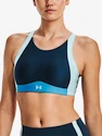 Sport BH Under Armour  Infinity Mid High Neck Shine-BLU  S