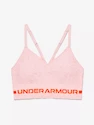 Sport BH Under Armour  Seamless Low Long Htr Bra pink Beta Tint  L