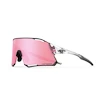 Sport Brille Tifosi  Rail Race Crystal Clear Clarion Rose/Clear