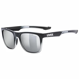 Sport Brille Uvex LGL 42 Black Transparent/Mirror Silver (2916)