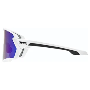 Sport Brille Uvex  Sportstyle 231 White Mat/Mirror Blue (Cat. 2)