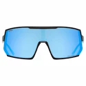 Sport Brille Uvex  Sportstyle 235 P Black Mat/ Mir.Blue