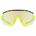 Sport Brille Uvex  Sportstyle 236 Set Black Lime Mat/Mirror Yellow (Cat. 2) + Clear (Cat. 0)