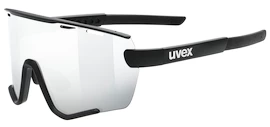 Sport Brille Uvex Sportstyle 236 Set Black Mat/Mirror Silver (Cat. 3) + Clear (Cat. 0)