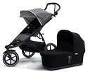 Sportkinderwagen Thule Urban Glide 2 Hellgrau + Thule Bassinet