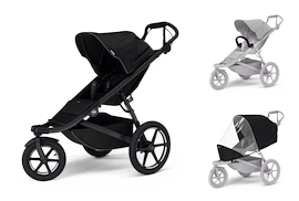 Sportkinderwagen Thule Urban Glide 3 Black + Sicherheitsbügel + Regenschutz