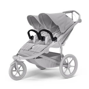 Sportkinderwagen Thule Urban Glide 3 Double Black + 2x Sicherheitsbügel + Regenschutz + Mückennetz