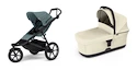 Sportkinderwagen Thule Urban Glide 3 Mid blue + Bassinet Soft beige