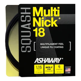 Squashsaite Ashaway Multinick 18 Black Set