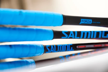 Squashschläger Salming  Cannone Feather Racket Black/Cyan