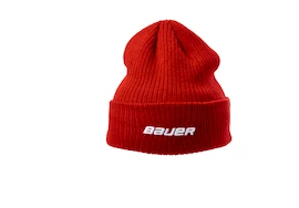 Strickmütze Bauer Team Ribbed Toque Red Senior