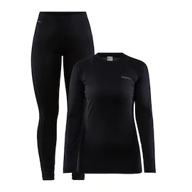 Thermoset für Frauen Craft Core Warm Baselayer black