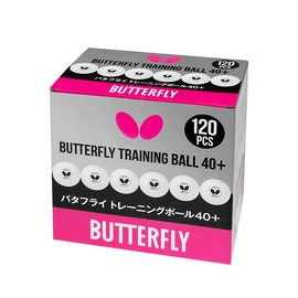 Tischtennisbälle Butterfly Training Ball 40+ White (120 ks)