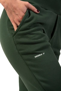 Trainingshose Nebbia  High-Waist Loose Fit Sweatpants "Feeling Good" 409 dark green